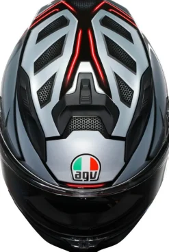 AGV Integraalhelmen|Helmen Met Zonnevizier-K7 Jaeger Back/iver