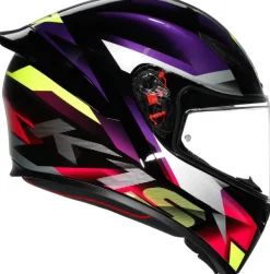 AGV Integraalhelmen|Race Helmen-K1 Fatap Back/Purpe/Pink