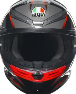 AGV Integraalhelmen-K6 ahcut Back/Grey/Red
