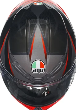 AGV Integraalhelmen-K6 ahcut Back/Grey/Red