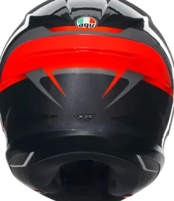 AGV Integraalhelmen-K6 ahcut Back/Grey/Red