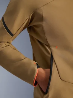 Alpinestars Motorjassen-Aerohe Wp otorja Dark Khaki Back Orange Fuo 8038