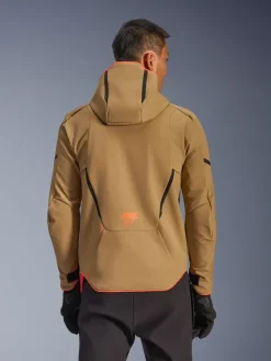 Alpinestars Motorjassen-Aerohe Wp otorja Dark Khaki Back Orange Fuo 8038