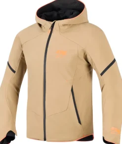 Alpinestars Motorjassen-Aerohe Wp otorja Dark Khaki Back Orange Fuo 8038