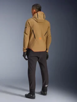 Alpinestars Motorjassen-Aerohe Wp otorja Dark Khaki Back Orange Fuo 8038