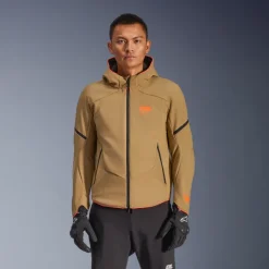 Alpinestars Motorjassen-Aerohe Wp otorja Dark Khaki Back Orange Fuo 8038