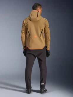 Alpinestars Motorjassen-Aerohe Wp otorja Dark Khaki Back Orange Fuo 8038