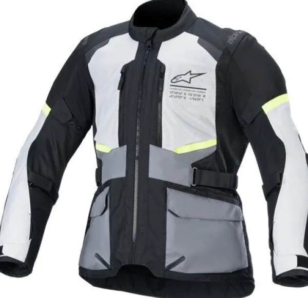 Alpinestars Motorjassen-Ande Air Drytar otorja Ice Gray Dark Gray Back 9191