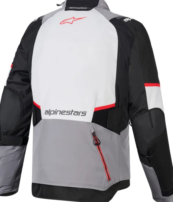 Alpinestars Motorjassen-Ande V4 Drytar otorja Dk Gray Ice Gray Bk Bright Red 9141
