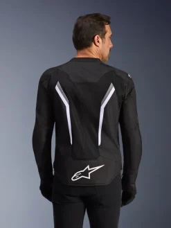 Alpinestars Motorjassen-At V3 Air otorja Back/Dark Gray/White