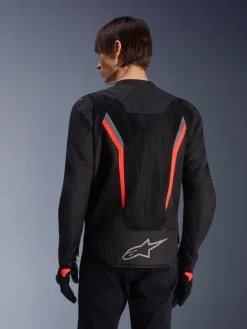 Alpinestars Motorjassen-At V3 Air otorja Back/Dark Gray/Red Fuo