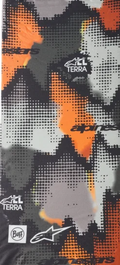 Alpinestars Balaclavas En Helmmutsen-Buff Nazca Neck Tube Gray/Camo/Orange Fluo