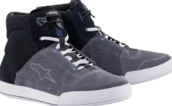 Heren Alpinestars Heren Motorschoenen|Casual Motorschoenen-Chrome Air Shoes Black Cool Gray Blue 12