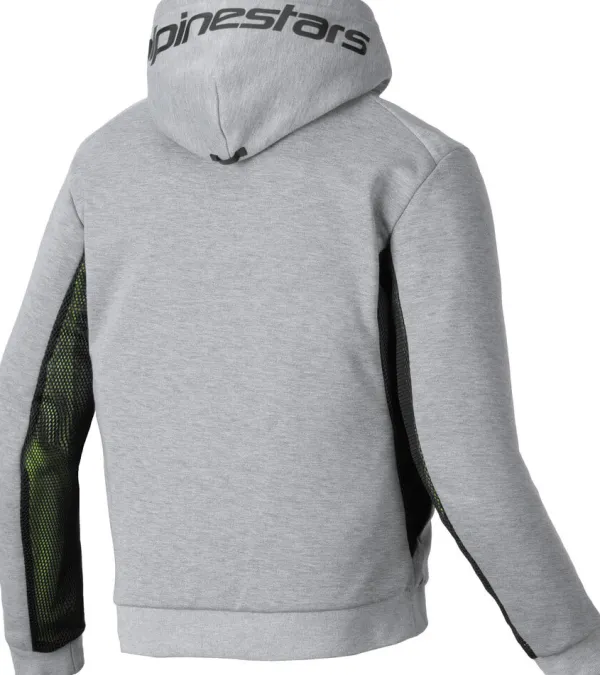 Alpinestars Motorhoodies|Motorjassen-Chroe Air port otorhoodie Gray Heather Back 9196