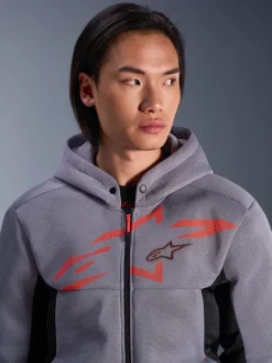 Alpinestars Motorhoodies|Motorjassen-Chroe uperairfow otorhoodie Back/id Gray/Red Fuo