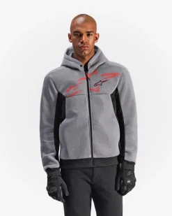 Alpinestars Motorhoodies|Motorjassen-Chroe uperairfow otorhoodie Back/id Gray/Red Fuo