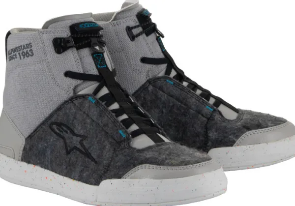 Heren Alpinestars Heren Motorschoenen|Casual Motorschoenen-Circal Riding Shoes Gray Black Methyl Blue 92