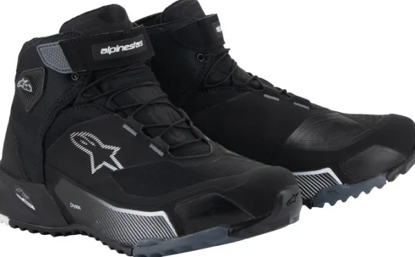 Heren Alpinestars Heren Motorschoenen-Cr-X Women'S Drystar Riding Shoes Black Dark Gray White 102