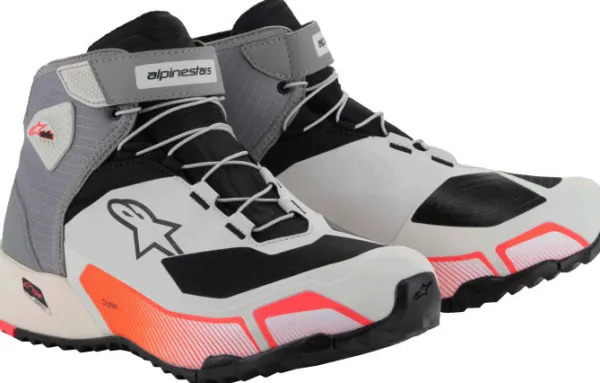 Heren Alpinestars Heren Motorschoenen-Cr-X Women'S Drystar Riding Shoes White Mid Gray Black Diva Pink 2124