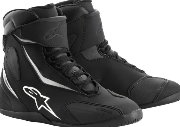 Heren Alpinestars Heren Motorschoenen-Fastback-2 Drystar Shoes Black White 12