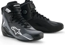 Heren Alpinestars Heren Motorschoenen-Faster-4 Drystar Shoes Black Cool Gray White 11