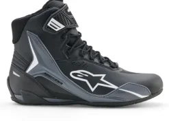Heren Alpinestars Heren Motorschoenen-Faster-4 Drystar Shoes Black Cool Gray White 11