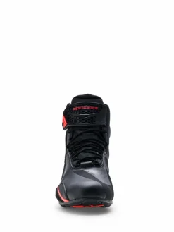 Heren Alpinestars Heren Motorschoenen-Faster-4 Drystar Shoes Black Rio Red Red Fluo 1557