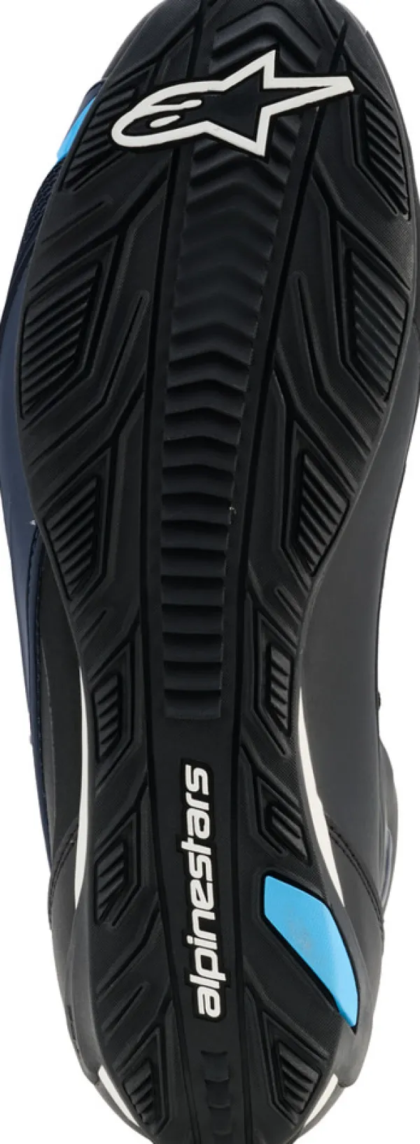 Heren Alpinestars Heren Motorschoenen-Faster-4 Drystar Shoes Black Night Navy Cyan 1571