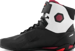 Heren Alpinestars Casual Motorschoenen|Heren Motorschoenen-Faster 4 Shoes Black White Dark Red 1299