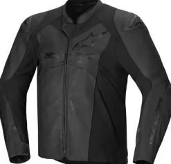 Alpinestars Motorjassen-Faster V3 Leather Motorjas Black/Black 1100
