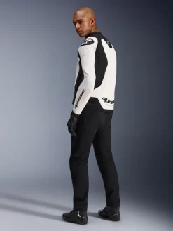 Alpinestars Motorjassen-Gp Force V2 Leather Motorjas Jacket White/Black