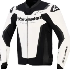 Alpinestars Motorjassen-Gp Force V2 Leather Motorjas Jacket White/Black