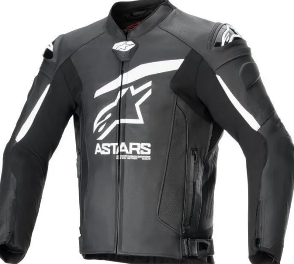 Alpinestars Motorjassen-Gp Plus R V4 Airflow Leather Motorjas Black White 12