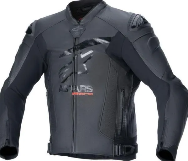 Alpinestars Motorjassen-Gp Plus R V4 Airflow Leather Motorjas Black Black 1100