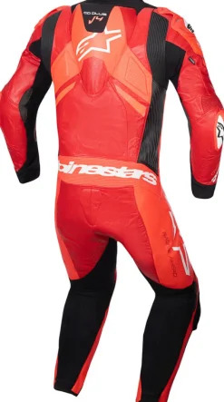 Alpinestars Motorpakken-GP Plus V4 Sprint 1Pc Leather Suit Red Fluo Mid Red White 3087