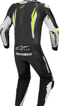Alpinestars Motorpakken-Gp Tech V5 1 Pc Lth Suit Racepak Black/White/Yellow Fluo