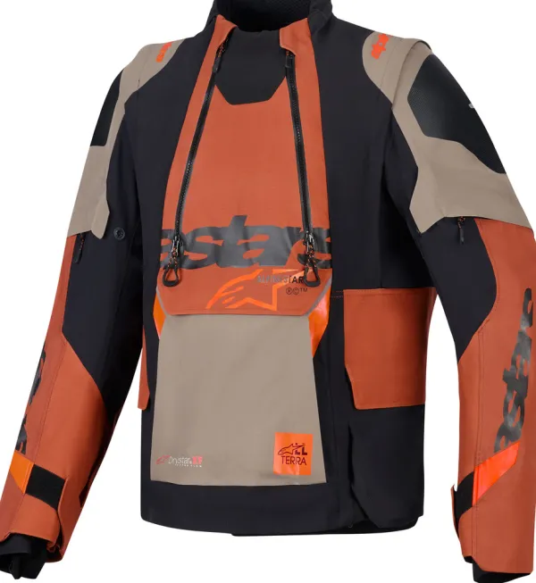 Alpinestars Motorjassen-Hao Pro D Xf ainated otorja Wanut Rut Back 9279