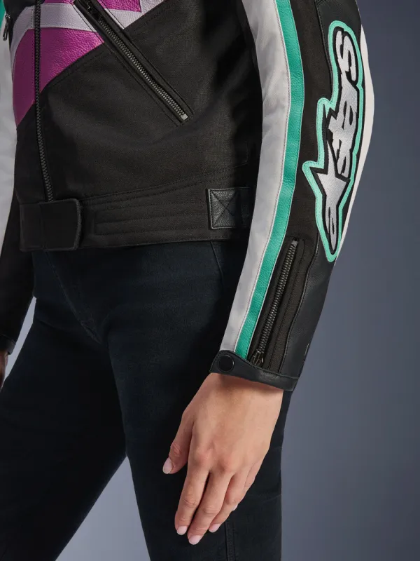 Alpinestars Motorjassen-Ide otorja Back Off White Purpe 1612