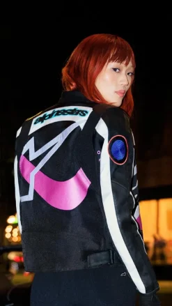 Alpinestars Motorjassen-Ide otorja Back Off White Purpe 1612