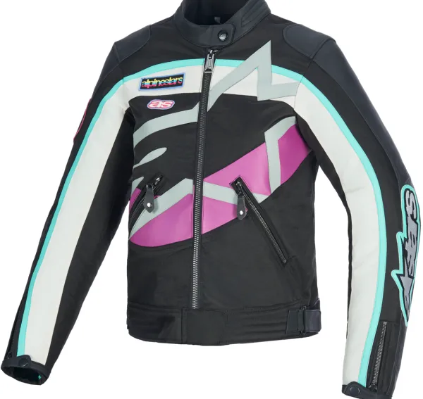 Alpinestars Motorjassen-Ide otorja Back Off White Purpe 1612