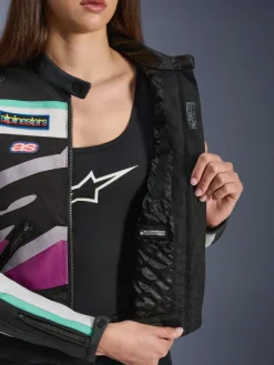 Alpinestars Motorjassen-Ide otorja Back Off White Purpe 1612