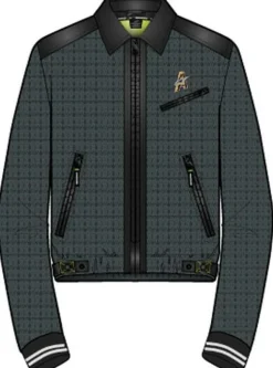 Alpinestars Motorjassen-Ignite Air otorja Urban Gray Back Bue 9209