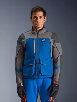 Alpinestars Motorjassen-axdura Drytar®Xf ainated Arored he otorja Roya Bue/Dark Gray