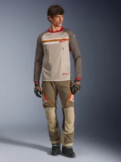 Alpinestars Motor Merchandise-axdura Dua Jerey Auinu/Wanut
