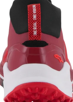 Heren Alpinestars Heren Motorschoenen-Meta Xr V2 Sneaker Bright Red/Dark Red/White
