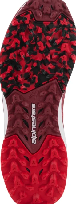 Heren Alpinestars Heren Motorschoenen-Meta Xr V2 Sneaker Bright Red/Dark Red/White