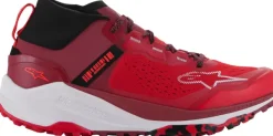 Heren Alpinestars Heren Motorschoenen-Meta Xr V2 Sneaker Bright Red/Dark Red/White