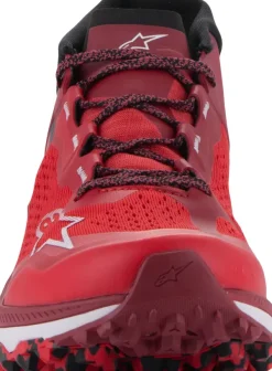 Heren Alpinestars Heren Motorschoenen-Meta Xr V2 Sneaker Bright Red/Dark Red/White