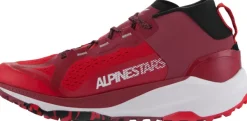 Heren Alpinestars Heren Motorschoenen-Meta Xr V2 Sneaker Bright Red/Dark Red/White