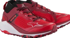 Heren Alpinestars Heren Motorschoenen-Meta Xr V2 Sneaker Bright Red/Dark Red/White